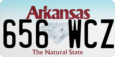 AR license plate 656WCZ