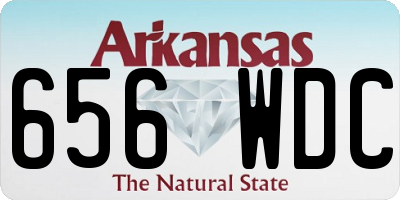 AR license plate 656WDC