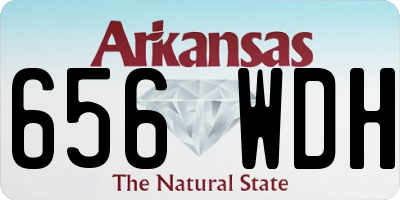 AR license plate 656WDH