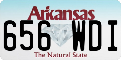 AR license plate 656WDI
