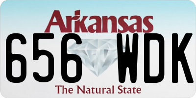 AR license plate 656WDK