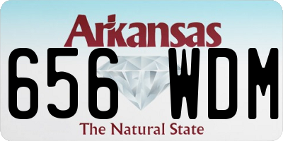 AR license plate 656WDM