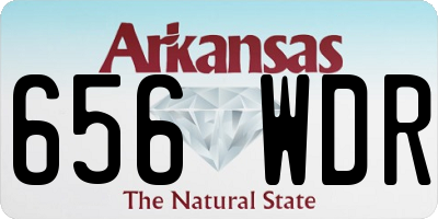 AR license plate 656WDR
