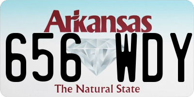 AR license plate 656WDY