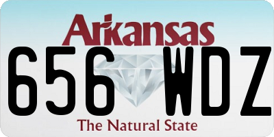 AR license plate 656WDZ