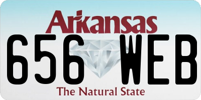AR license plate 656WEB