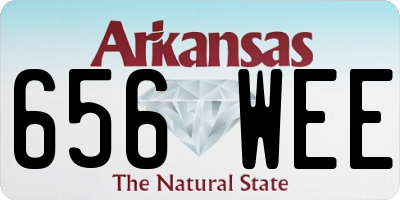 AR license plate 656WEE