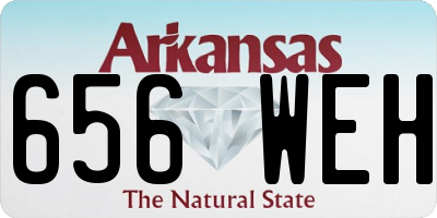 AR license plate 656WEH