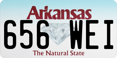 AR license plate 656WEI
