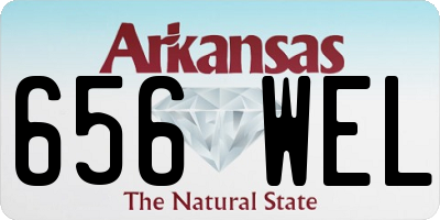 AR license plate 656WEL
