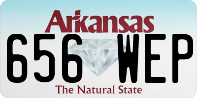 AR license plate 656WEP