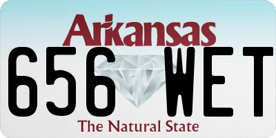 AR license plate 656WET