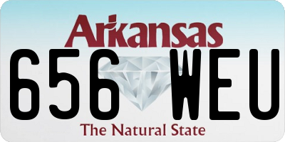 AR license plate 656WEU