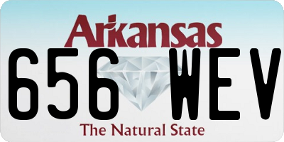 AR license plate 656WEV