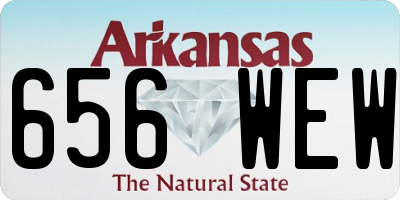 AR license plate 656WEW