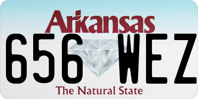 AR license plate 656WEZ