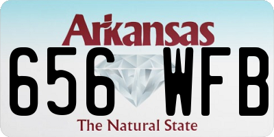 AR license plate 656WFB