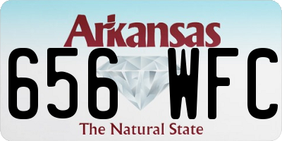 AR license plate 656WFC