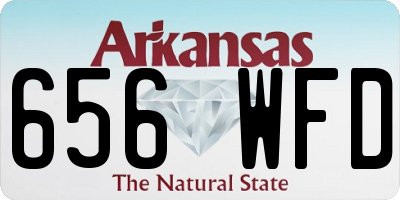 AR license plate 656WFD