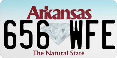 AR license plate 656WFE