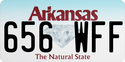 AR license plate 656WFF