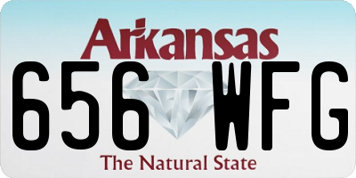 AR license plate 656WFG