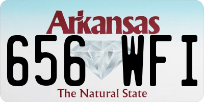 AR license plate 656WFI