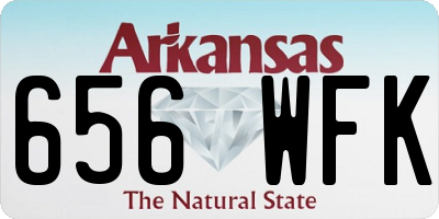 AR license plate 656WFK
