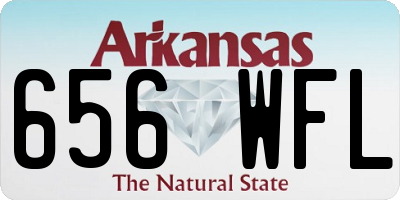 AR license plate 656WFL