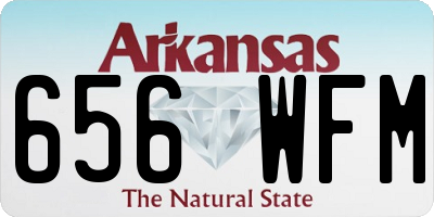 AR license plate 656WFM