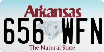 AR license plate 656WFN