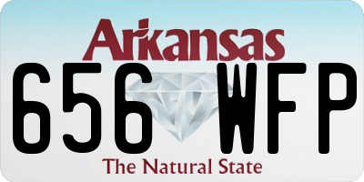 AR license plate 656WFP