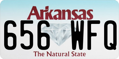 AR license plate 656WFQ