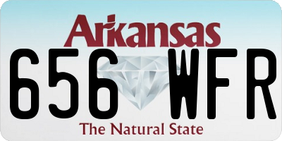 AR license plate 656WFR