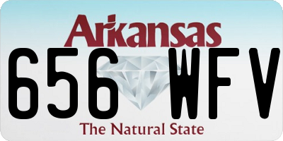 AR license plate 656WFV