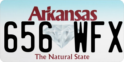 AR license plate 656WFX