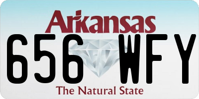 AR license plate 656WFY