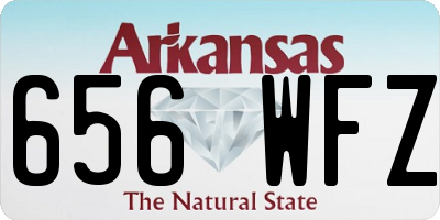 AR license plate 656WFZ