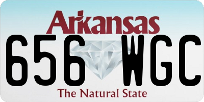 AR license plate 656WGC