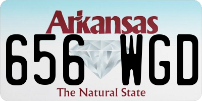 AR license plate 656WGD