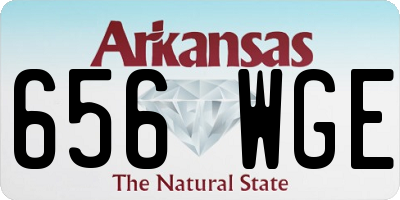 AR license plate 656WGE