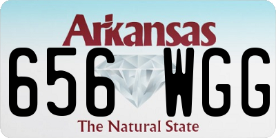 AR license plate 656WGG