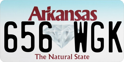 AR license plate 656WGK