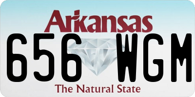 AR license plate 656WGM