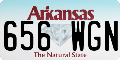 AR license plate 656WGN
