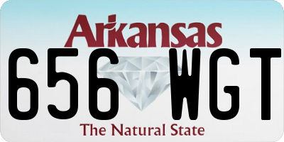AR license plate 656WGT