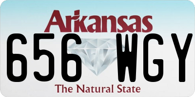 AR license plate 656WGY