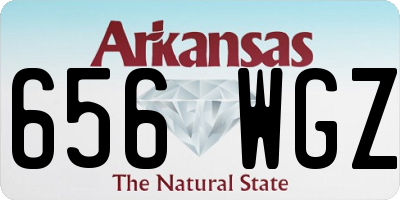 AR license plate 656WGZ