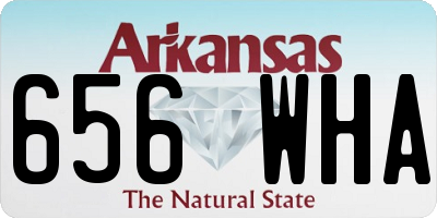 AR license plate 656WHA