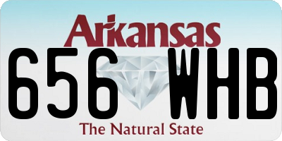 AR license plate 656WHB